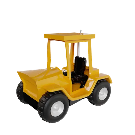 Tractor  3D Icon