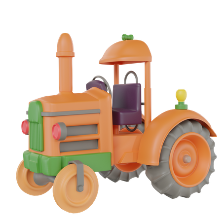 Tractor  3D Icon