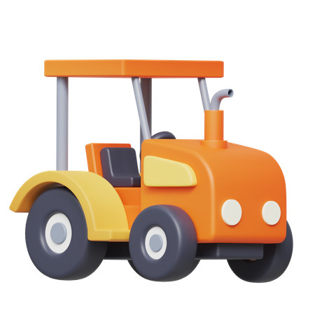 Tractor  3D Icon