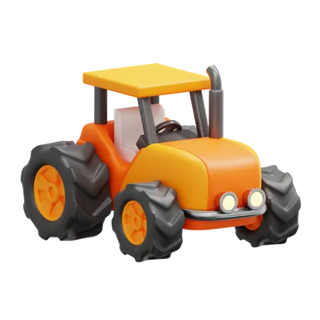 Tractor  3D Icon