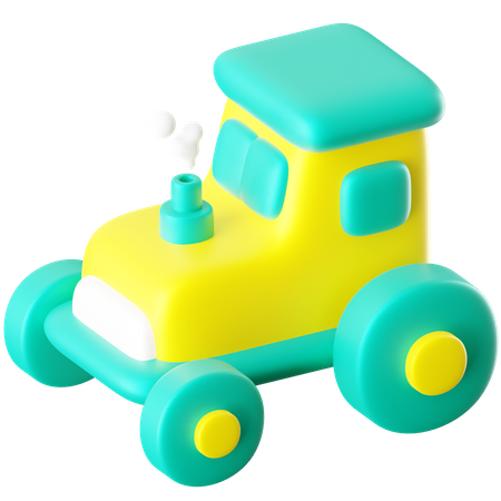 Tractor  3D Icon