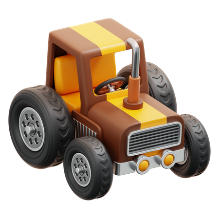 Tractor  3D Icon