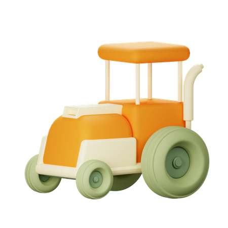 Tractor  3D Icon