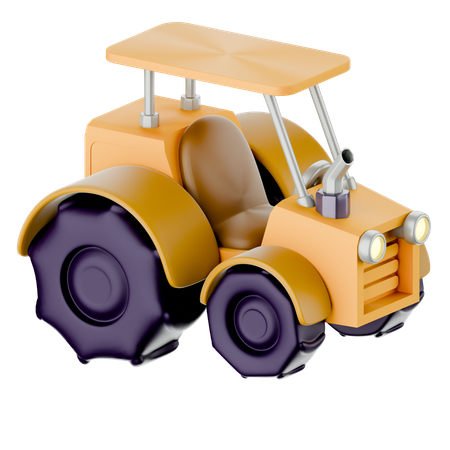Tractor  3D Icon