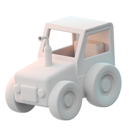 Tractor  3D Icon