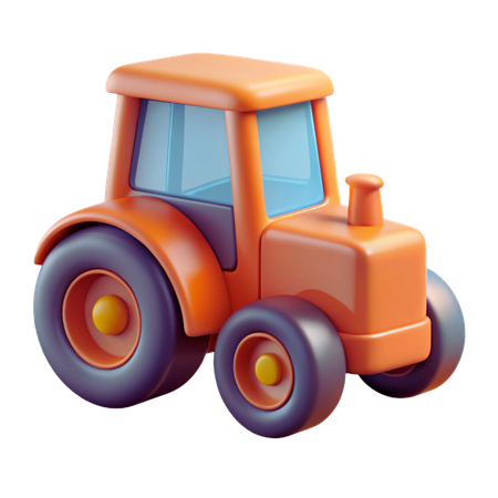 Tractor  3D Icon
