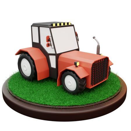 Tractor  3D Icon