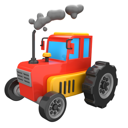Tractor  3D Icon