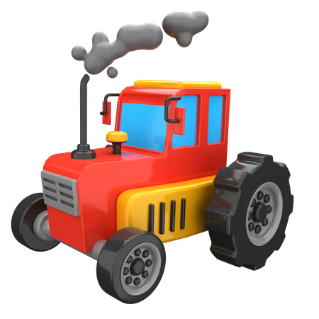 Tractor  3D Icon