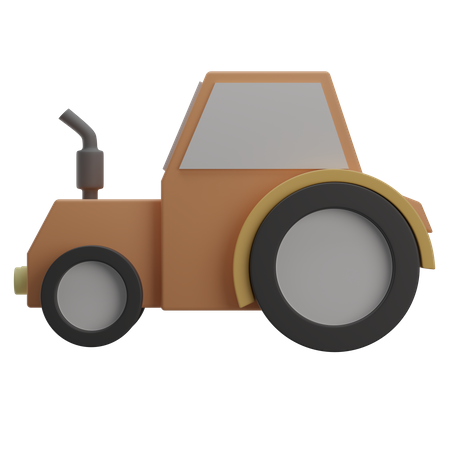 Tractor  3D Icon