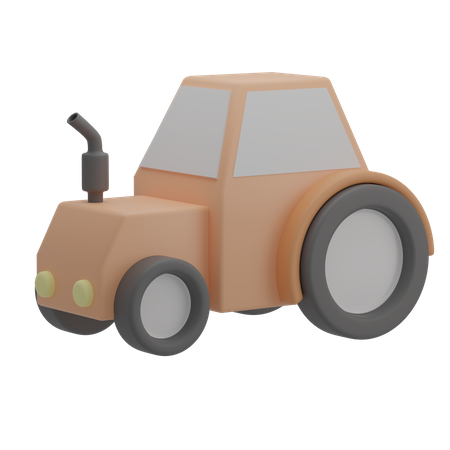 Tractor  3D Icon