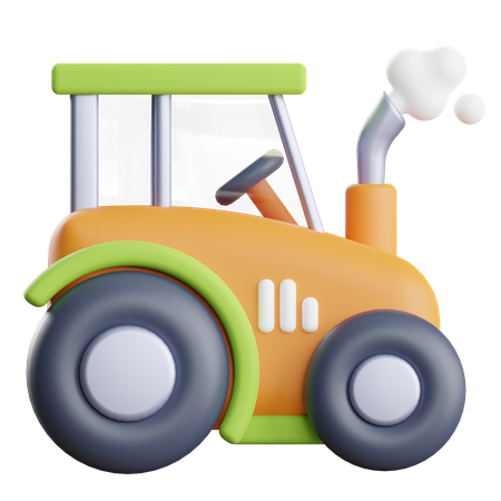 Tractor  3D Icon