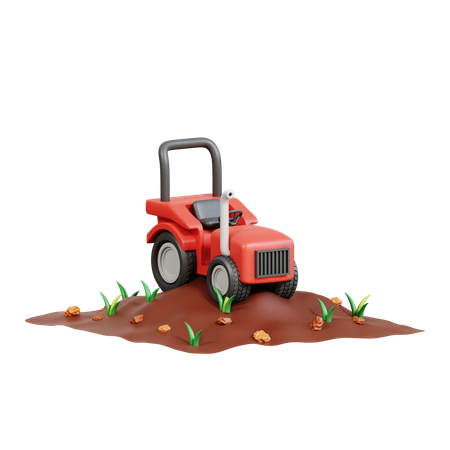 Tractor  3D Icon