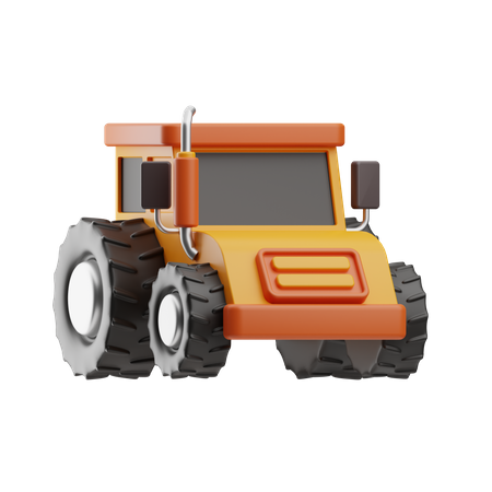 Tractor  3D Icon