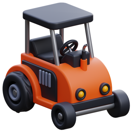 Tractor  3D Icon