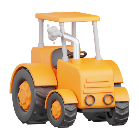 Tractor  3D Icon