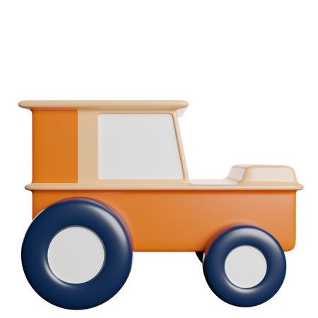 Tractor  3D Icon
