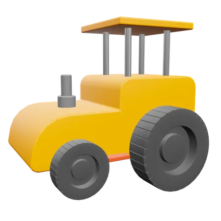 Tractor  3D Illustration