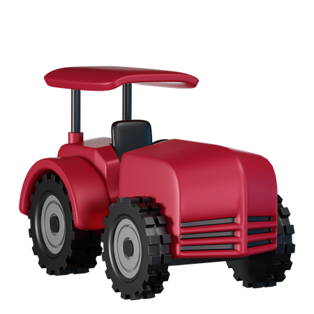 Tractor 3D Illustration