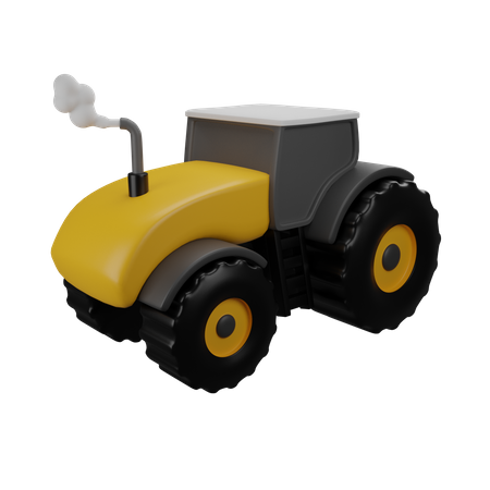 Tractor 3D Icon