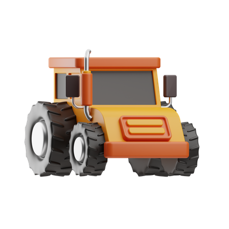 Tractor 3D Icon