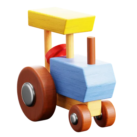 Tractor de juguete  3D Icon