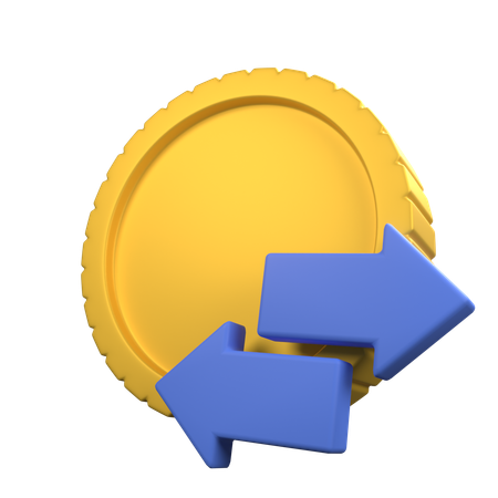 Trade coin  3D Icon