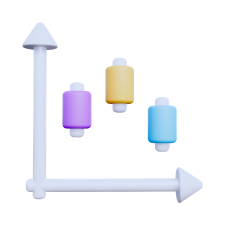 Trade Graph  3D Icon