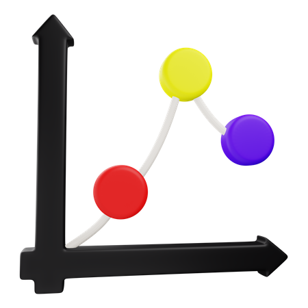 Trade Graph  3D Icon