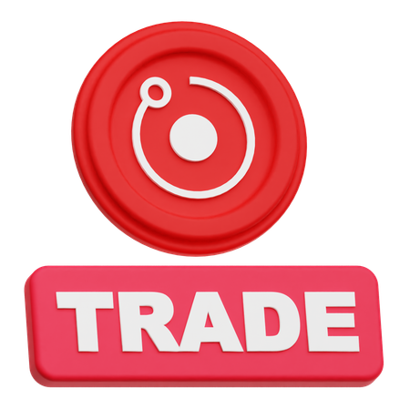 Trade Render Token  3D Icon