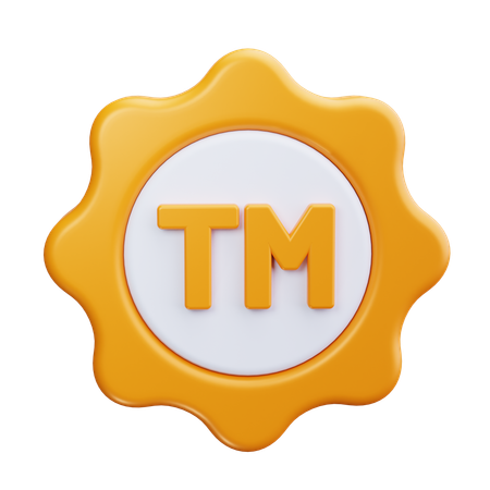 Trademark  3D Icon