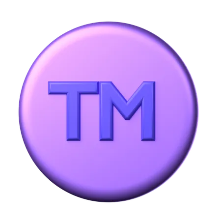 Trademark  3D Icon