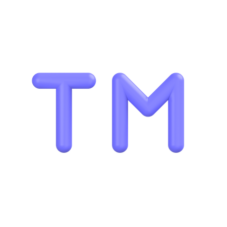 Trademark-sign 3D Icon
