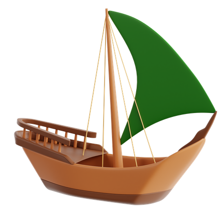 Dhow tradicional  3D Icon