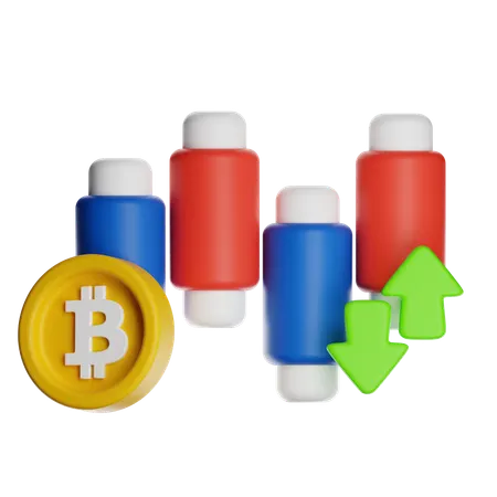 Trading  3D Icon