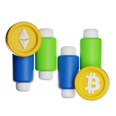 Trading  3D Icon