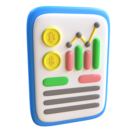 Trading App  3D Icon