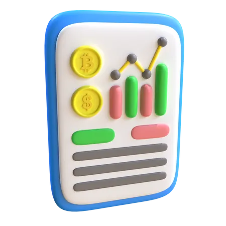 Trading App  3D Icon