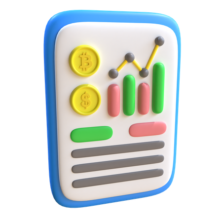 Trading App  3D Icon