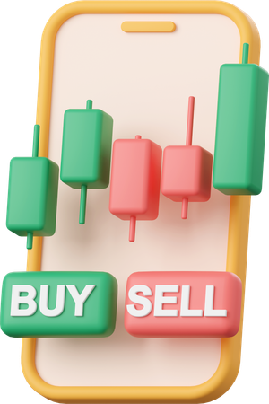 Trading Application  3D Icon