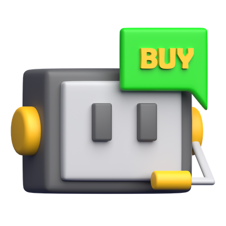 Trading Bot  3D Icon