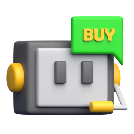 Trading Bot  3D Icon