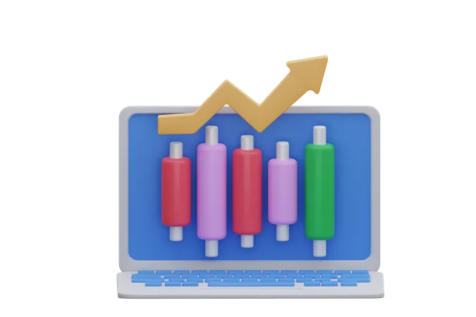 Trading Growth 3D Icon