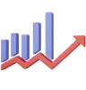 Trading Line Chart Growth