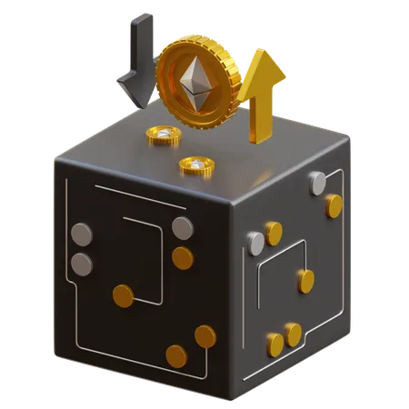 Trading Market  3D Icon