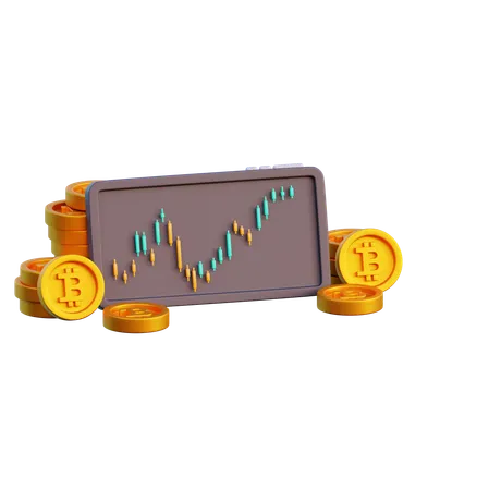 Commerce mobile  3D Icon