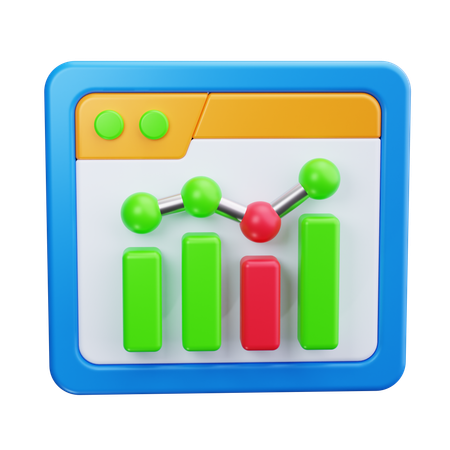 Trading Platform  3D Icon