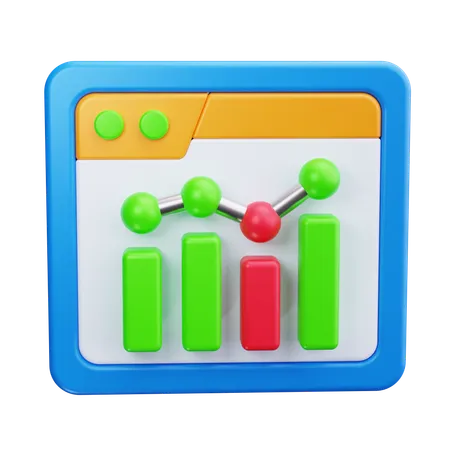 Trading Platform  3D Icon