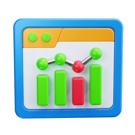 Trading Platform  3D Icon