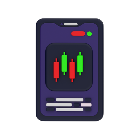 Trading Platform  3D Icon
